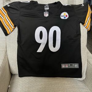 Boys embroidered and stitched football jersey number 90 watt